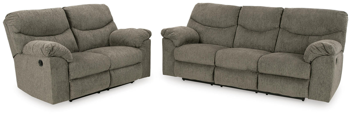 Alphons Reclining Sofa and Loveseat (28201-SI)