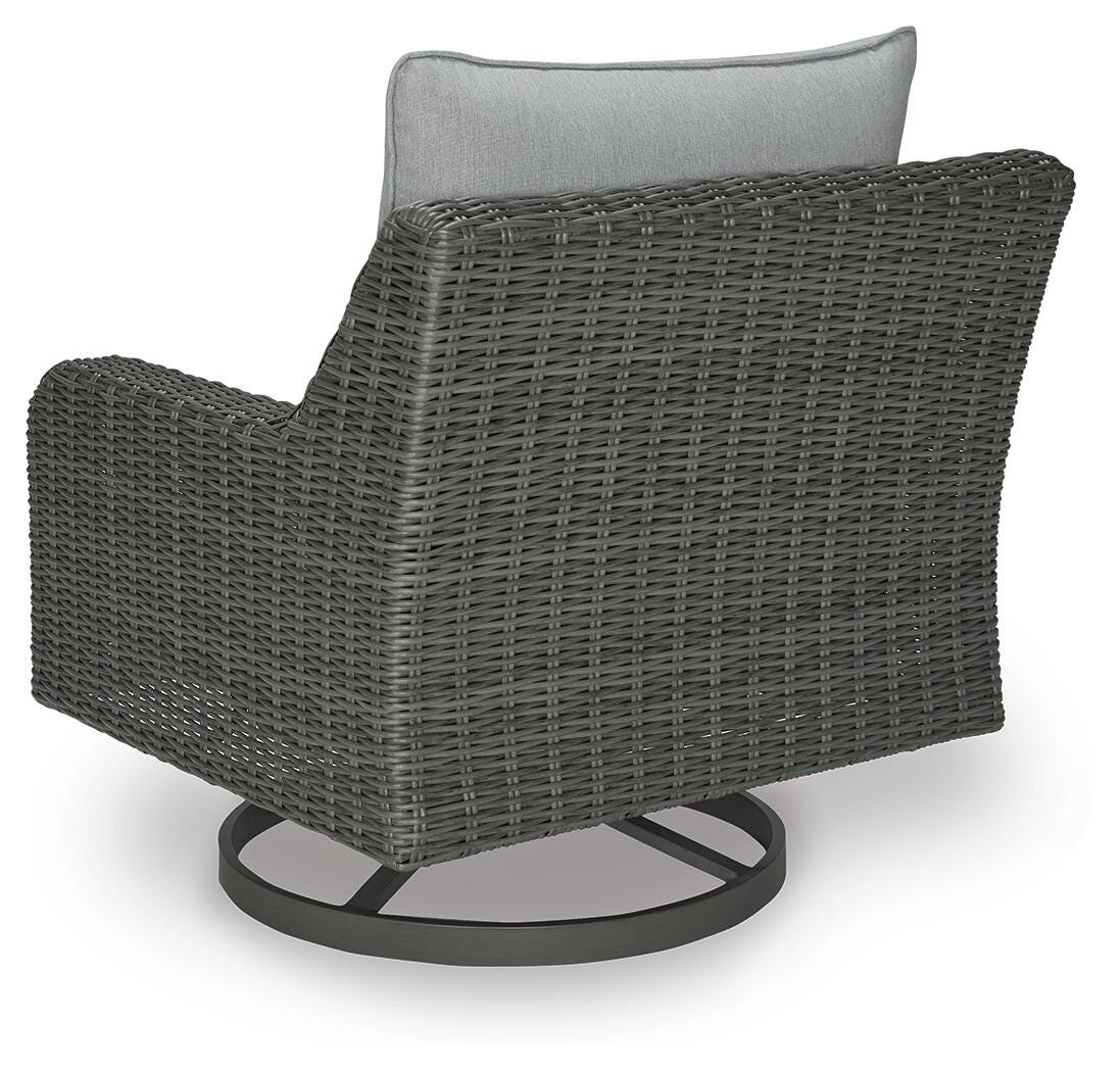 Elite Park Outdoor Swivel Lounge with Cushion (P518-SI) - Image 9
