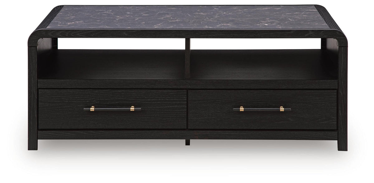 Clanden Coffee Table - Black  (T1540-SI) - Image 3