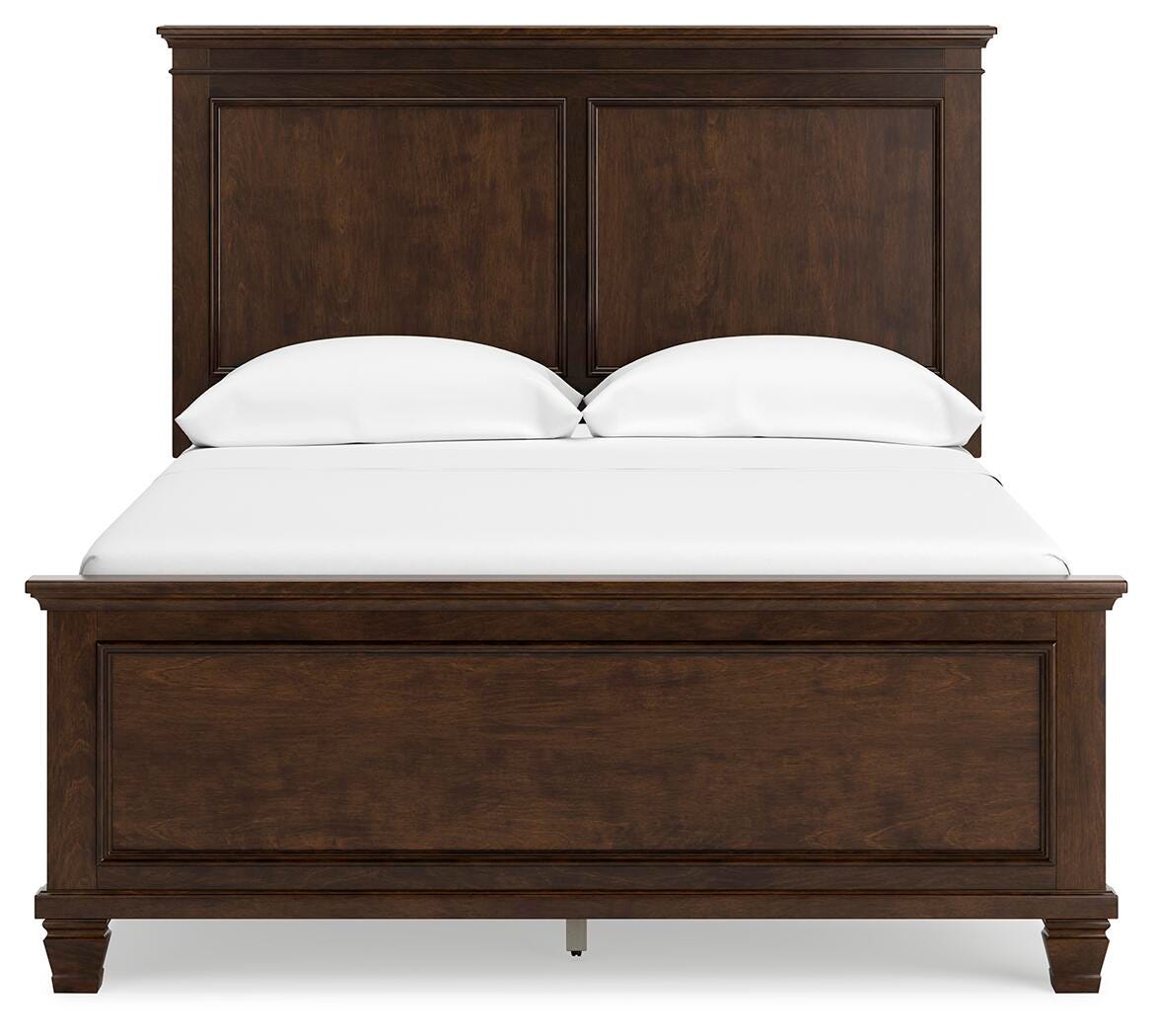 Danabrin Panel Bed, Dresser and Mirror - Brown  (B685-SI) - Image 7