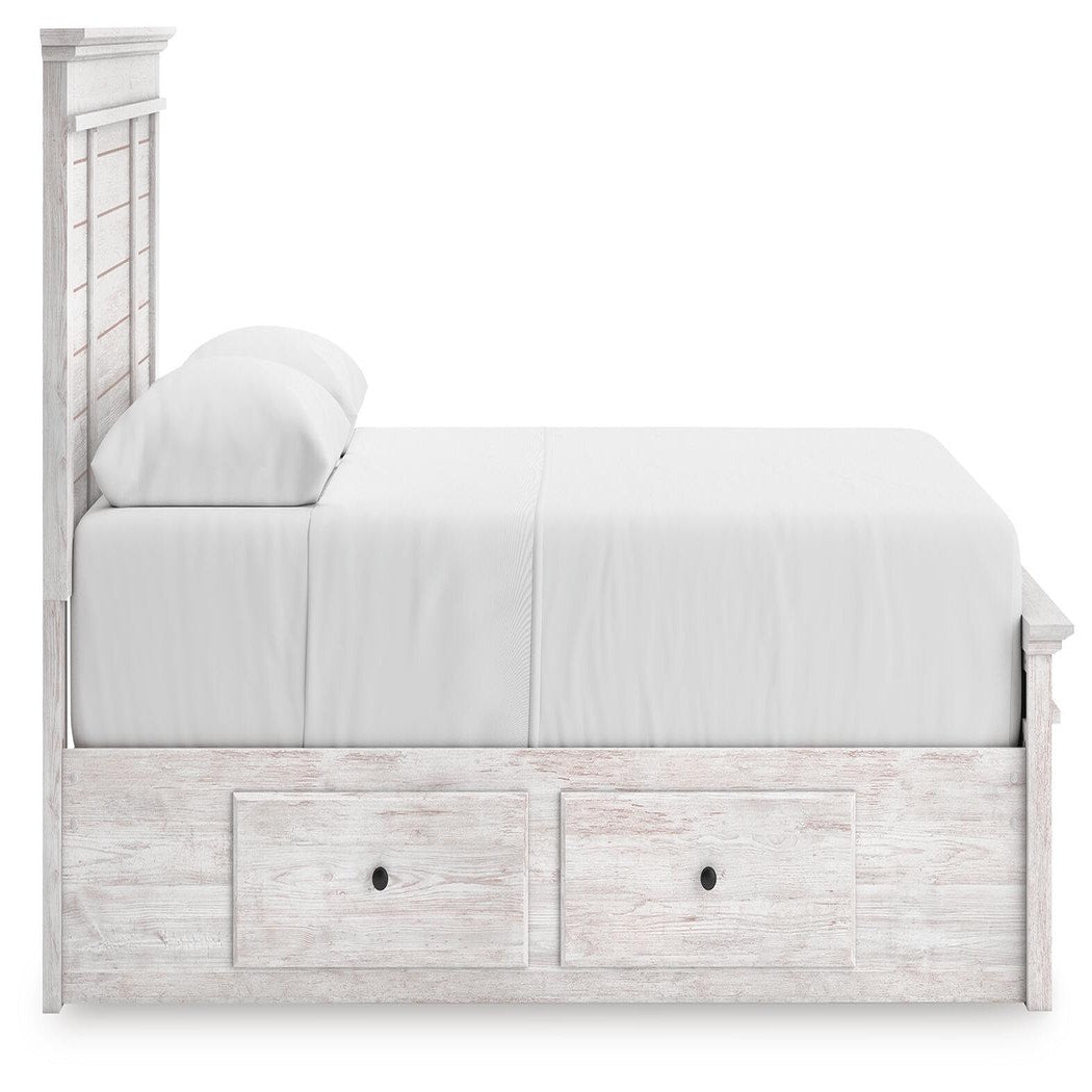 Makidern Queen Panel Storage Bed (PCB1171-SI) - Image 8