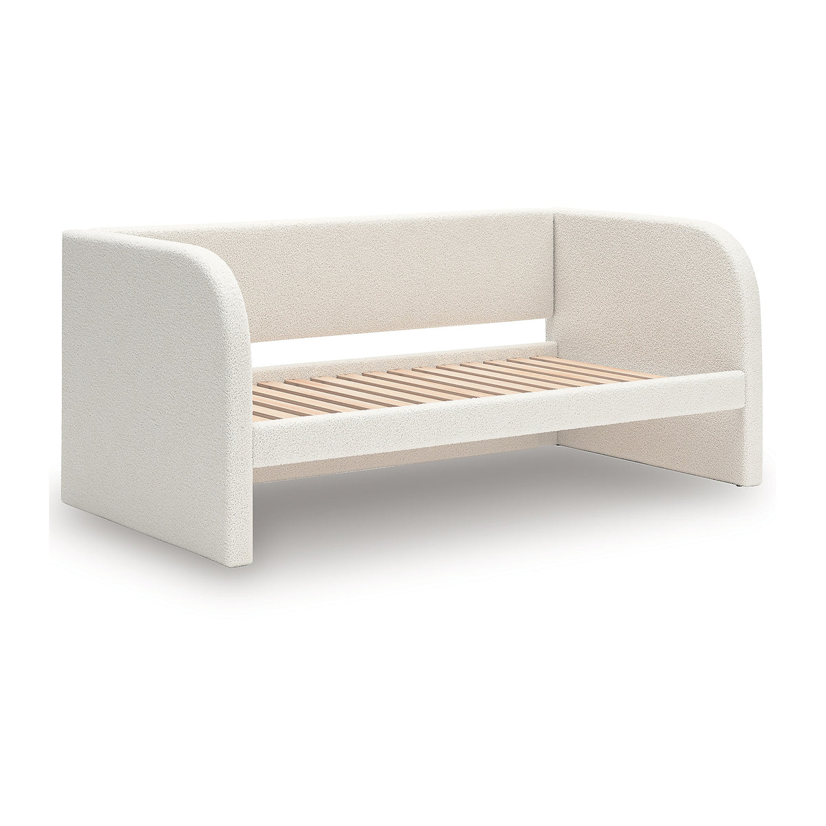 Arloster Twin Upholstered Day Bed, Dresser and Mirror (PCB1566-SI) - Image 4