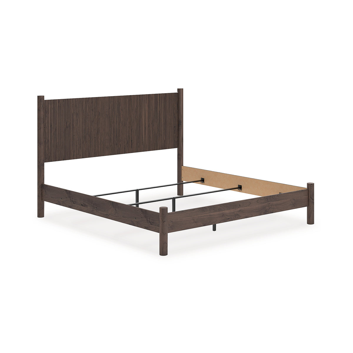 Pamytta King Panel Bed, Dresser, Mirror and Nightstand (PCB2614-SI) - Image 4