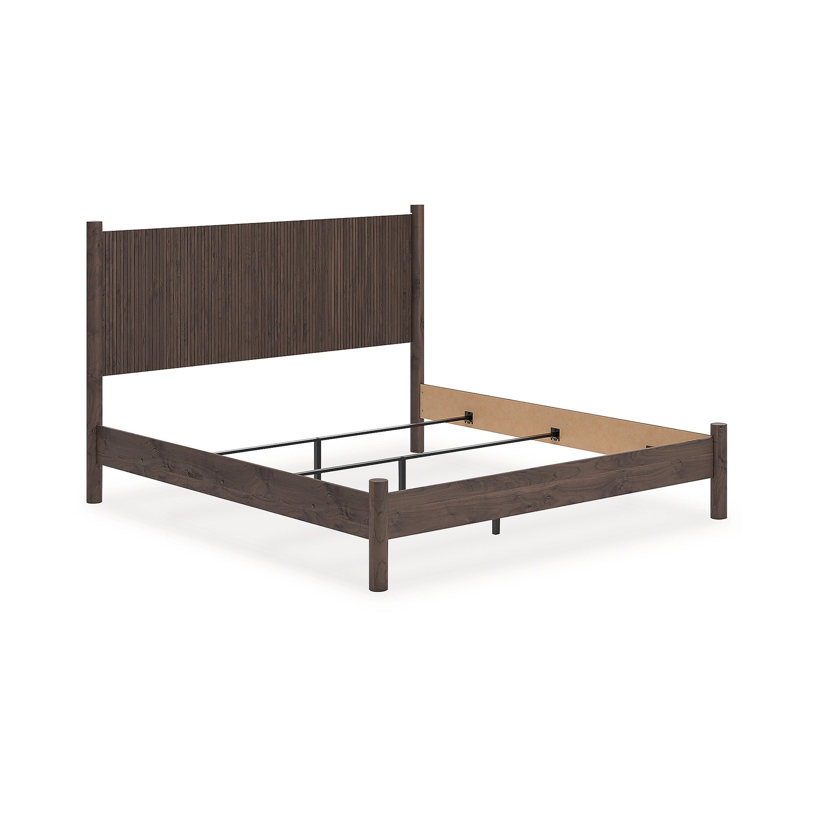 Pamytta King Panel Bed, Dresser, Mirror and Nightstand (PCB2614-SI) - Image 4