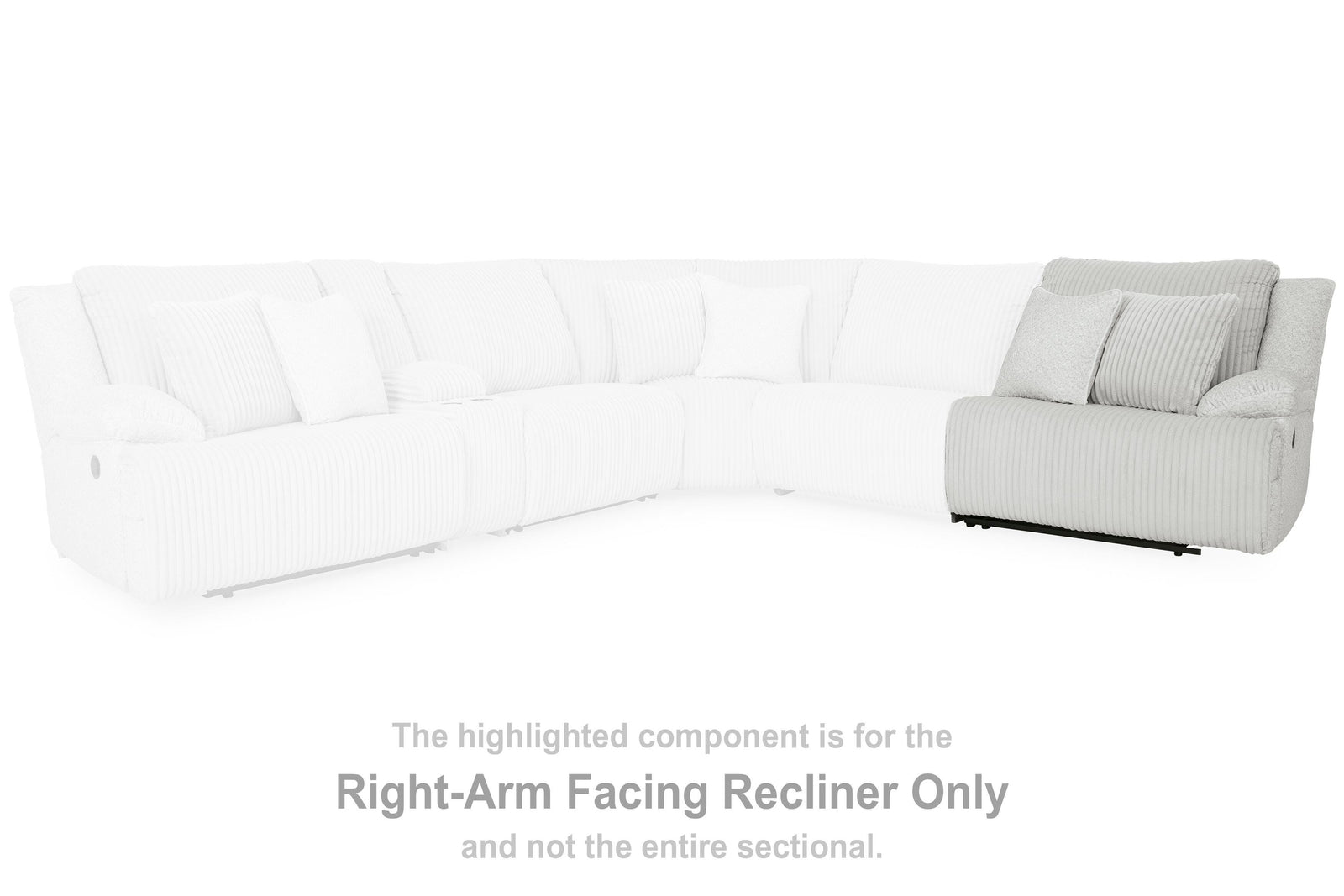 Top Tier Right-Arm Facing Press Back Chaise (92706-SI) - Image 51