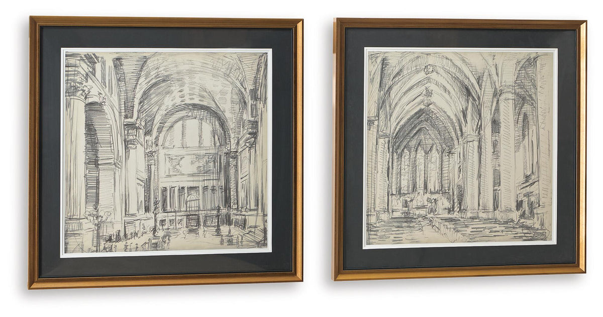 Downyard Wall Art (Set of 2) (A8000548-SI) - Image 2