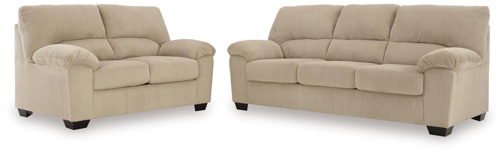 SimpleJoy Sofa and Loveseat (24203-SI)