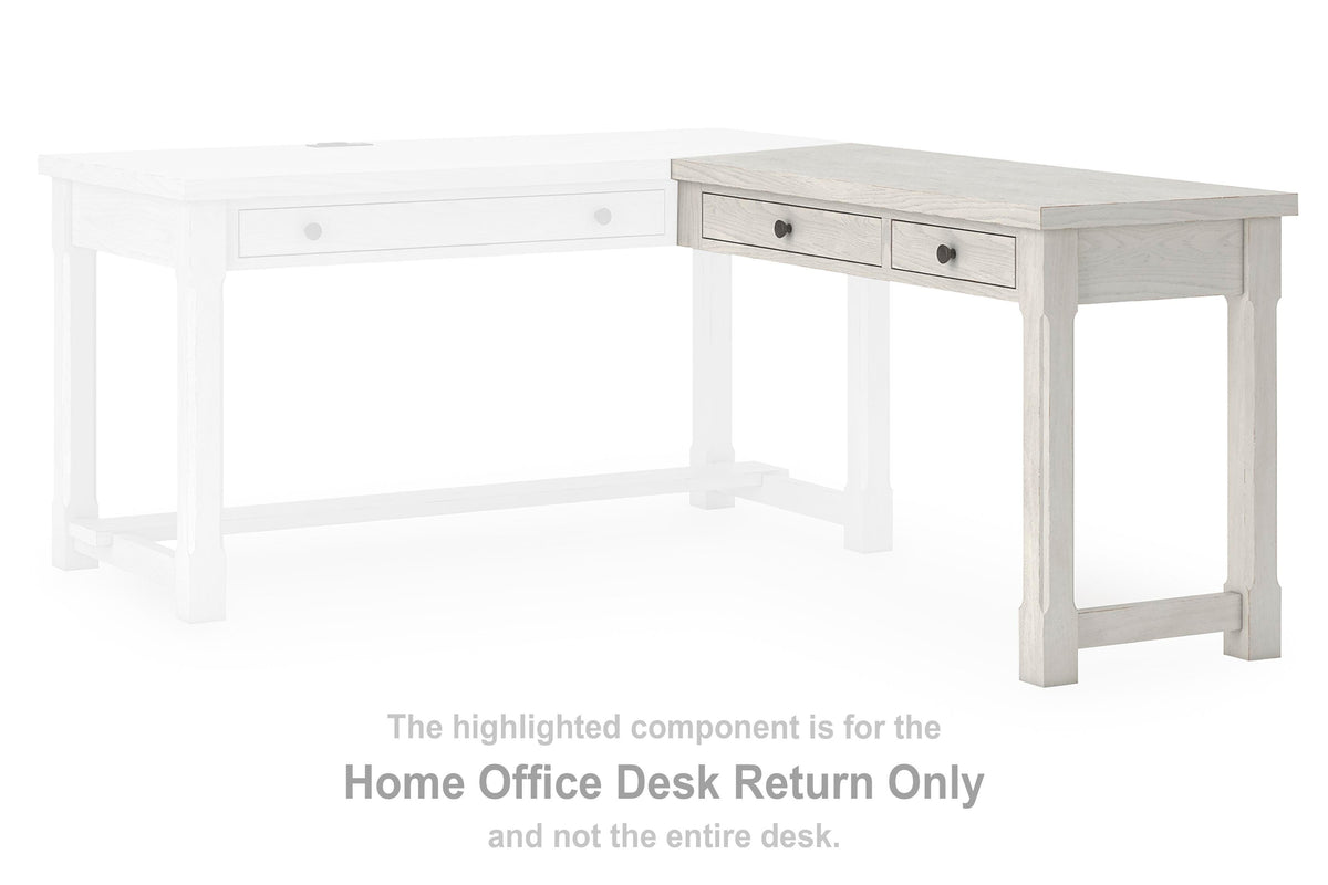 Robbinsdale Home Office Desk Return (H742-SI)