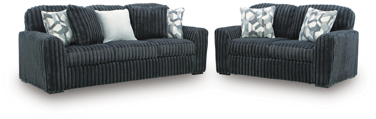Midnight-Madness Sofa and Loveseat (98105-SI)