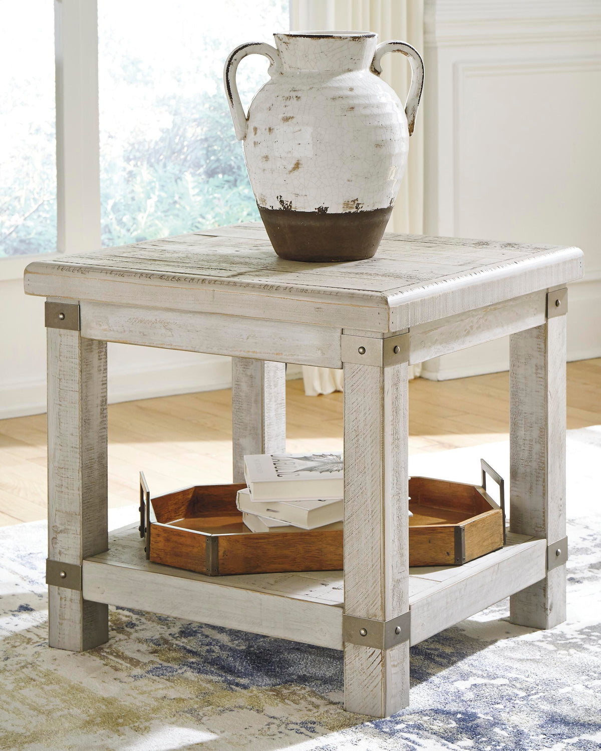 Carynhurst Coffee Table and 2 End Tables - White Wash Gray  (T757-SI) - Image 6