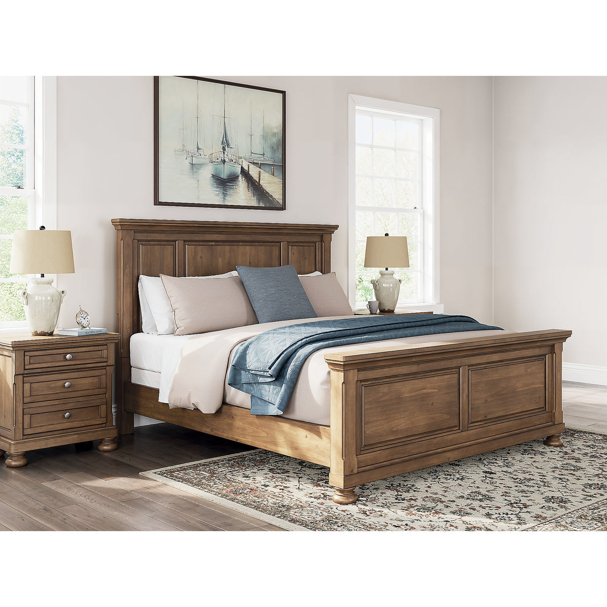 Feddinger Queen Panel Bed (PCB779-SI) - Image 8