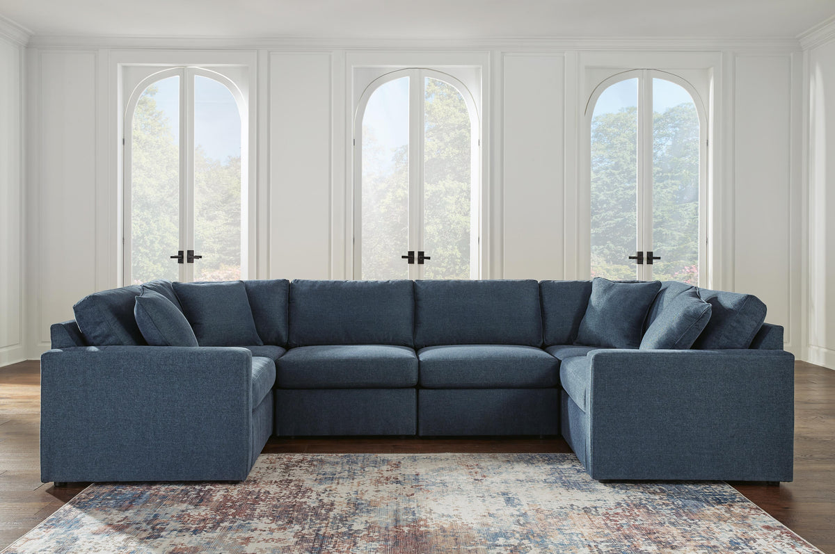 Modmax 6-Piece Sectional and Ottoman (92121-SI) - Image 9
