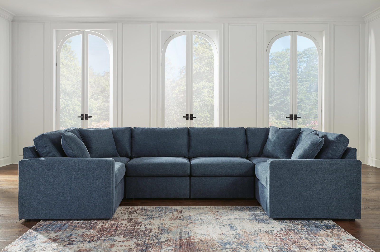 Modmax 6-Piece Sectional and Ottoman (92121-SI) - Image 9
