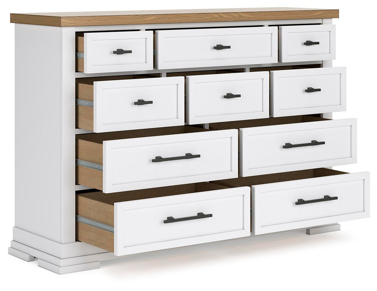 Ashbryn Dresser - White/Natural  (B844-SI) - Image 3
