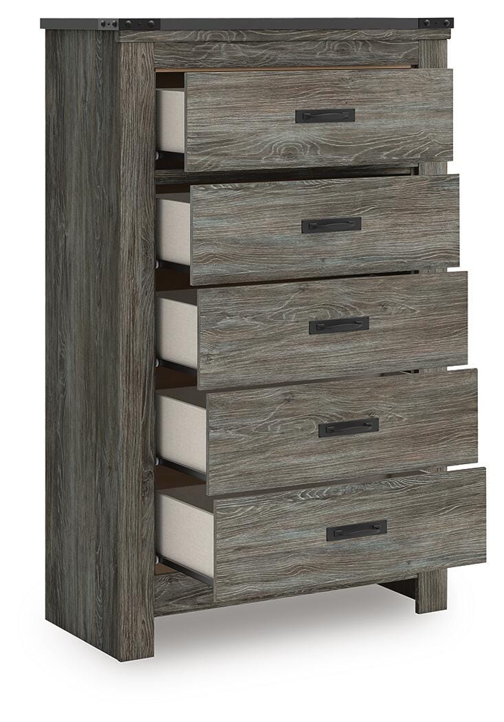 Frandern Chest of Drawers - Gray  (B4480-SI) - Image 3