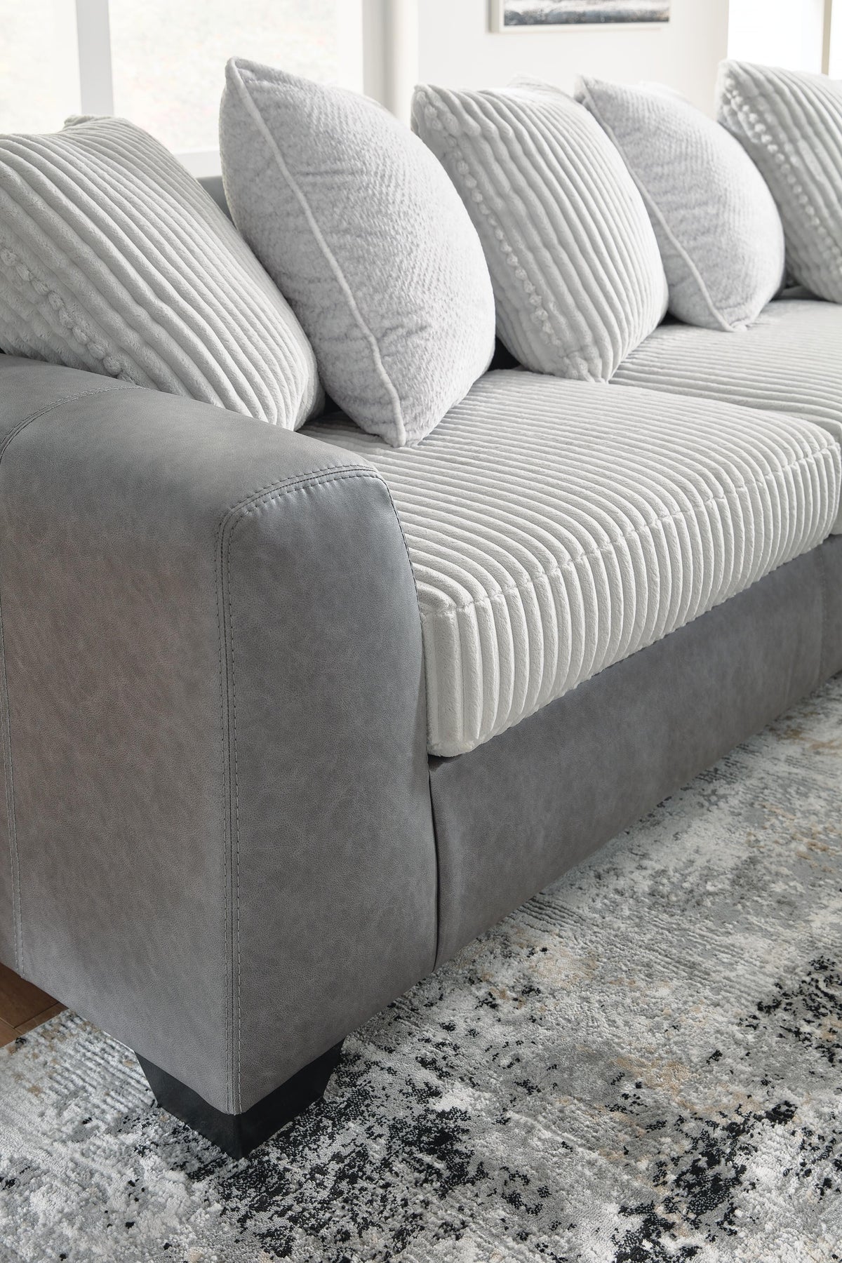Clairette Court 2-Piece Sectional with Chaise (31503-SI) - Image 3