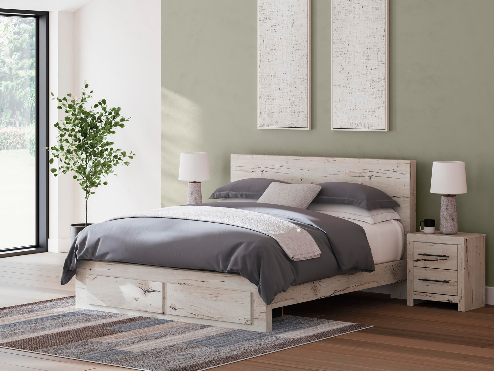Lawroy Storage Bed, Dresser and Nightstand - Light Natural  (B2310-SI) - Image 27