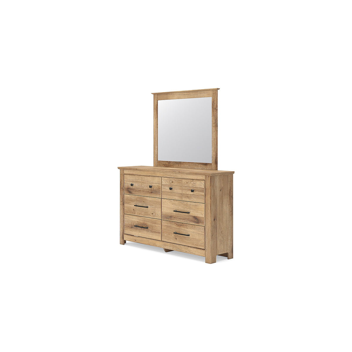 Makidern Twin Panel Bed, Dresser and Mirror (PCB1170-SI) - Image 8