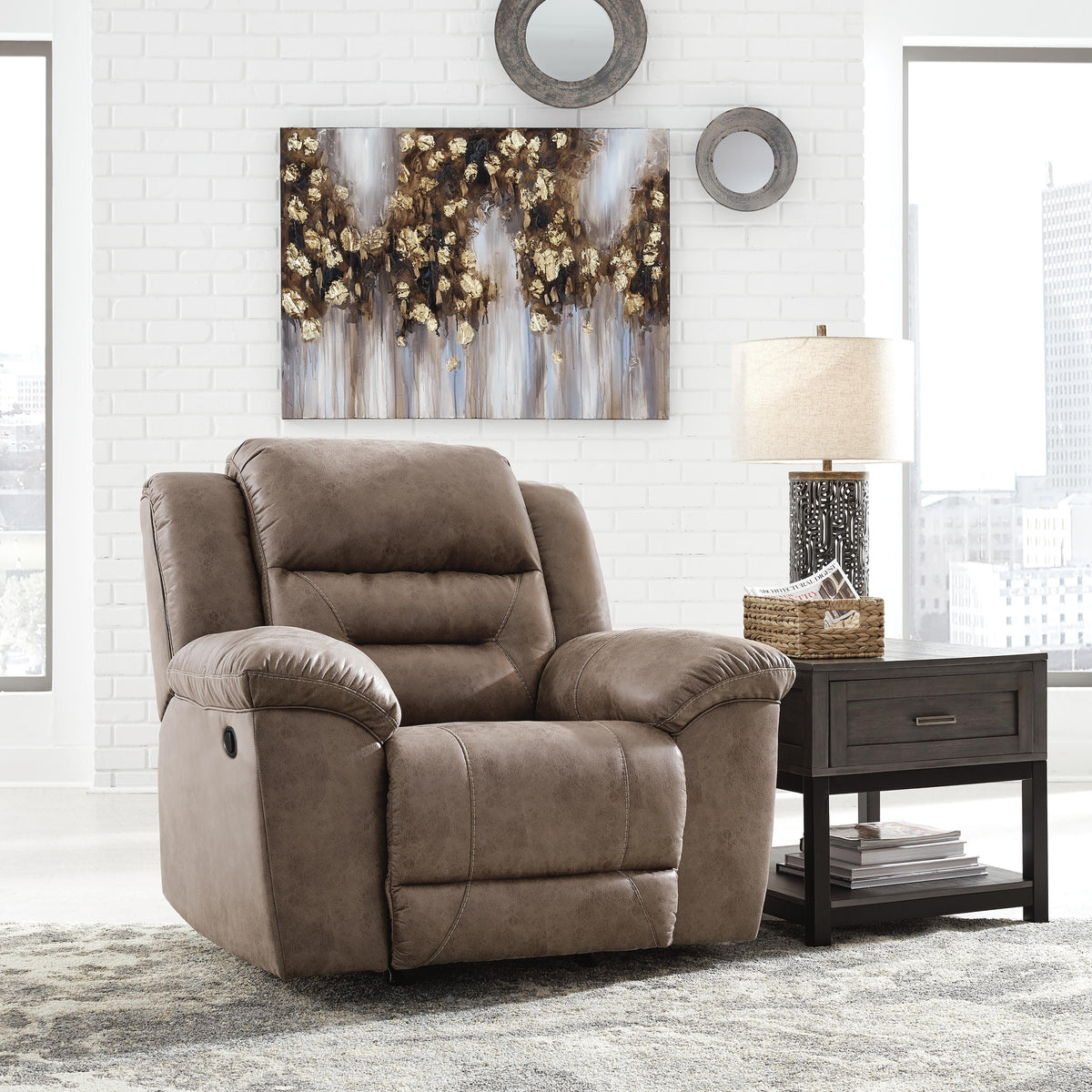 Stoneland Power Reclining Loveseat with Console (39905-SI) - Image 23