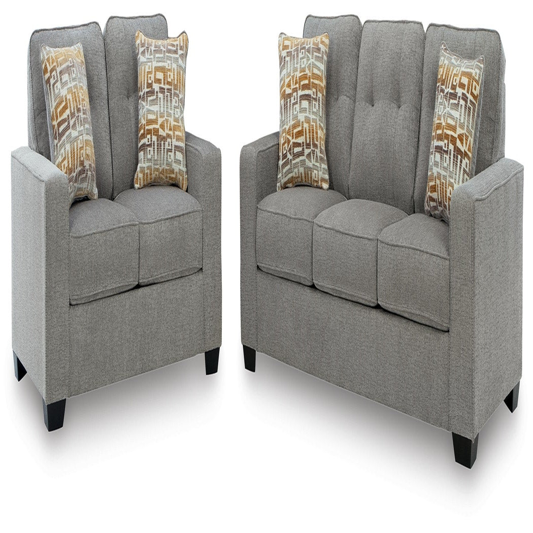 Larimer Queen Sofa Sleeper and Loveseat (PC29204-SI)