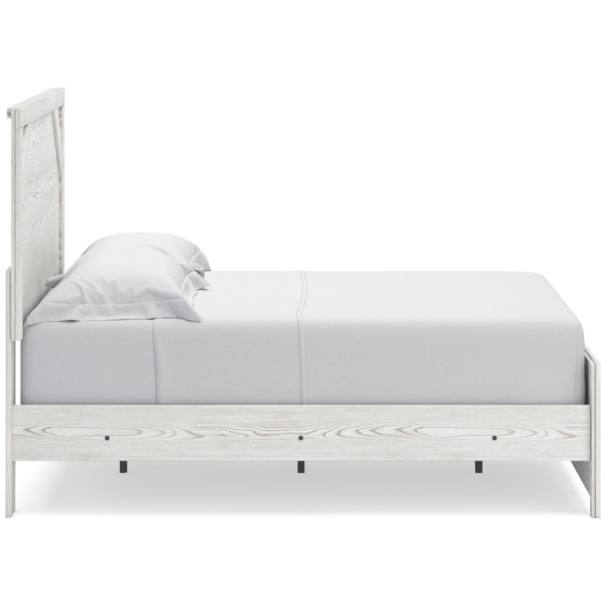 Gerridan Panel Bed and 2 Nightstands - White/Gray  (B1190-SI) - Image 6