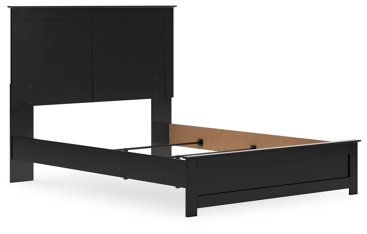 Maribel Panel Bed, Dresser, Mirror, Chest and 2 Nightstands - Black  (B138-SI) - Image 19