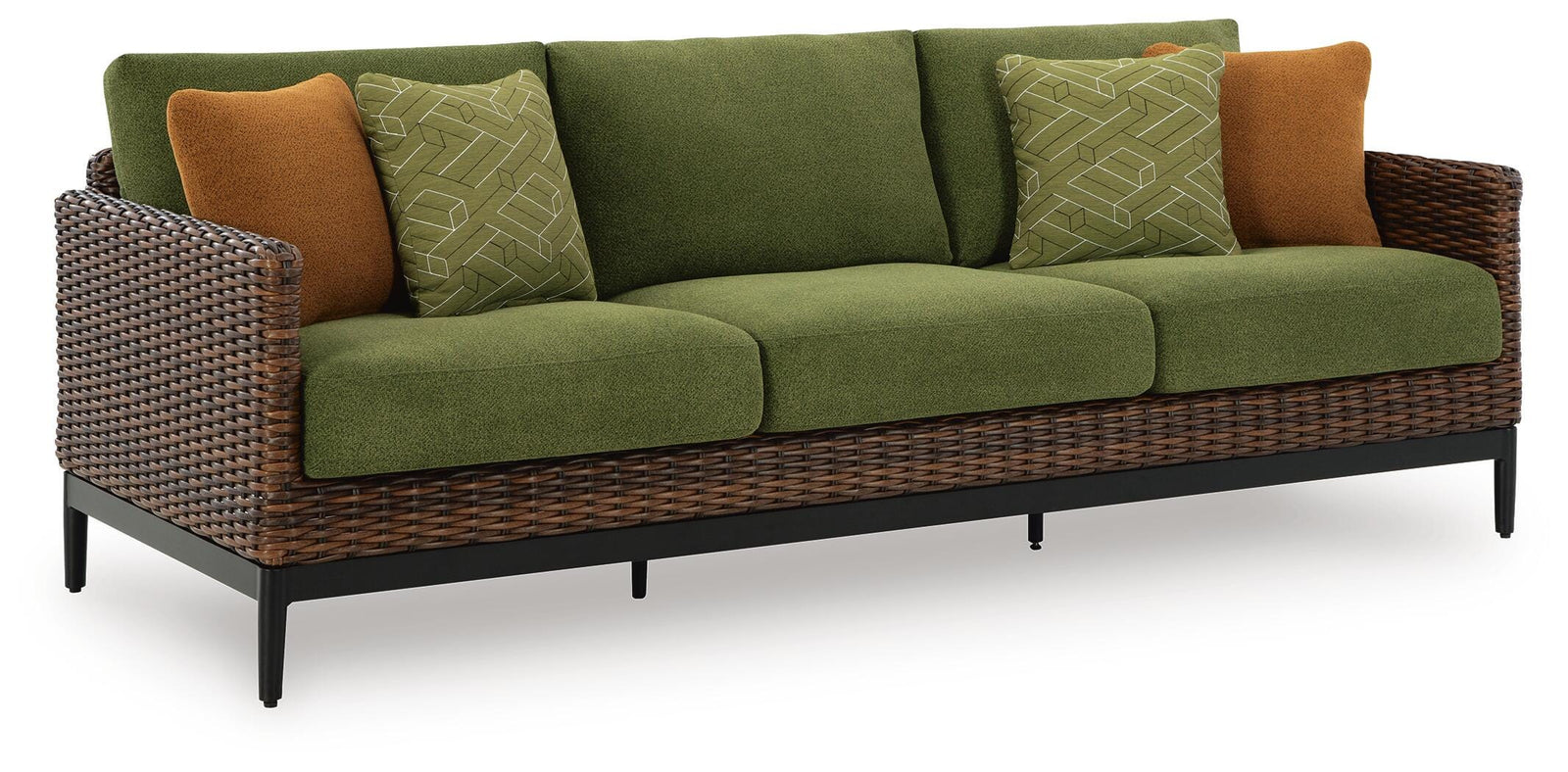 Horizon Hall Outdoor Sofa, 2 Lounge Chairs and 2 Ottomans (P572-SI) - Image 10