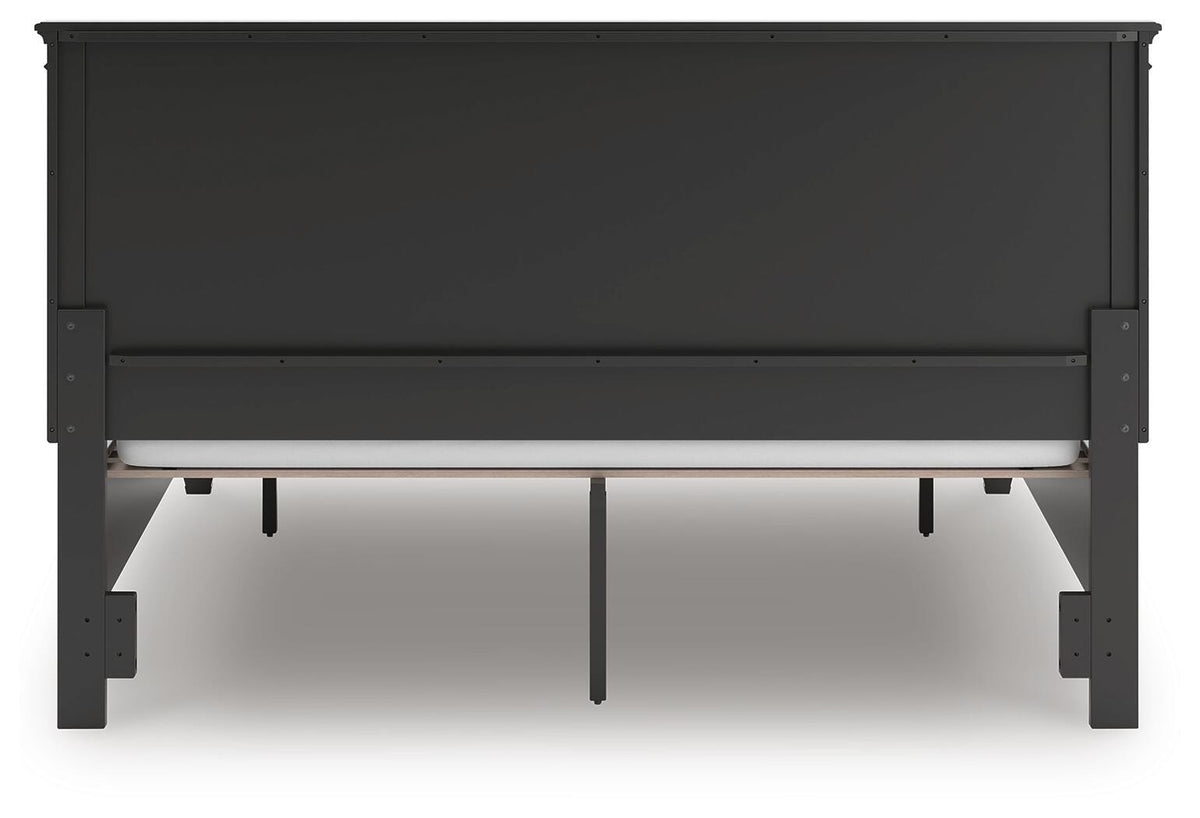 Lanolee Panel Storage Bed - Black  (B687-SI) - Image 7