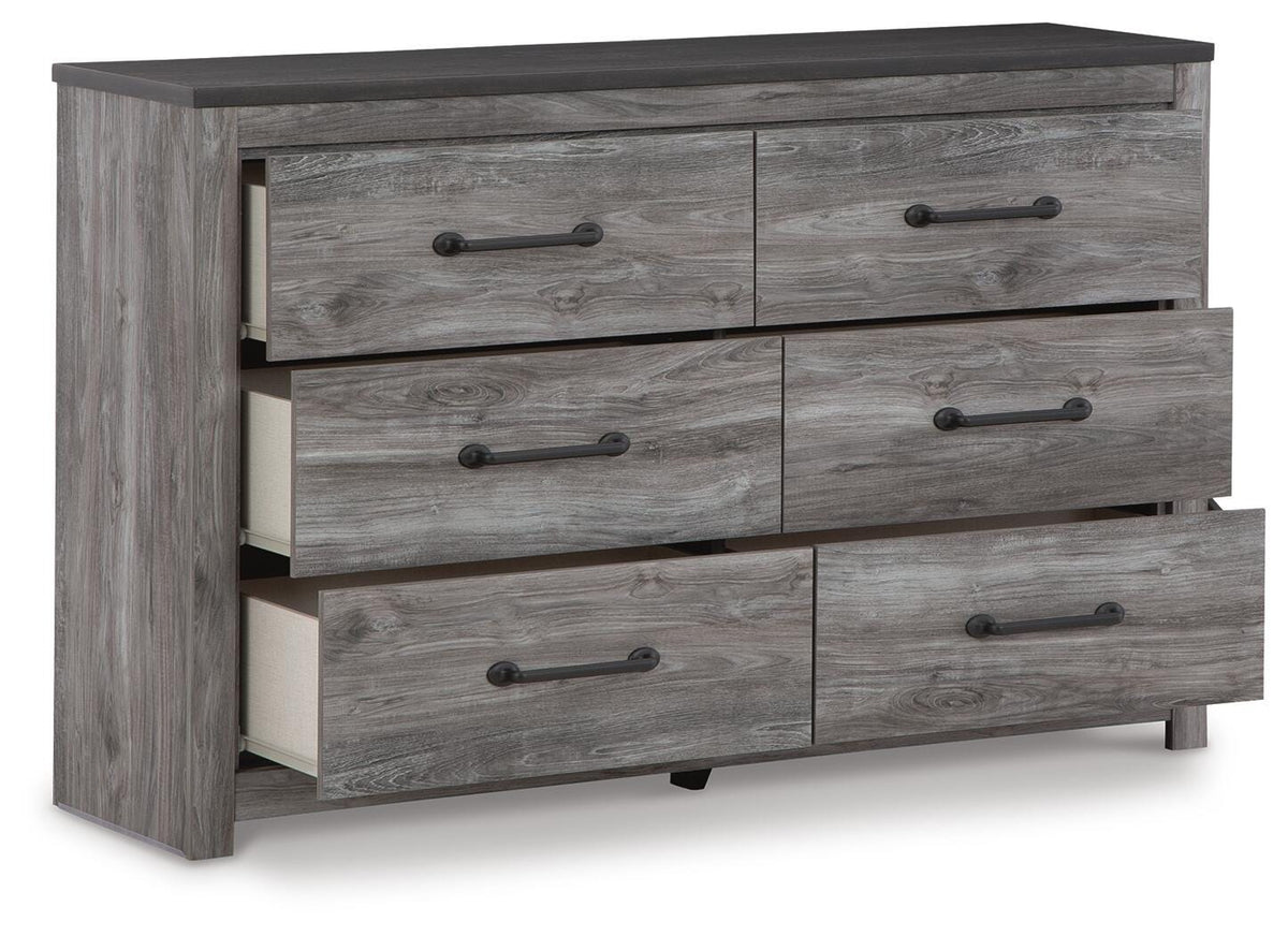 Bronyan Panel Bed and Dresser (B1290-SI) - Image 4