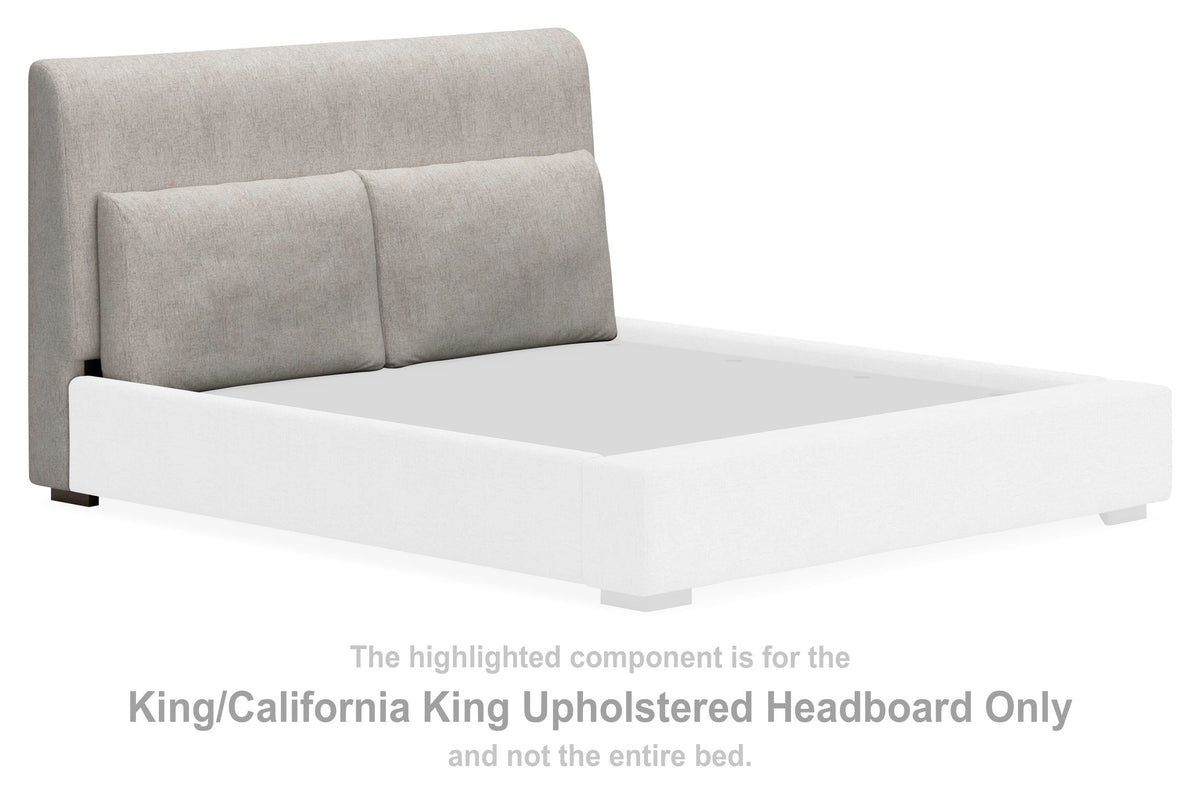Cabalynn Upholstered Headboard - Oatmeal  (B974-SI) - Image 2