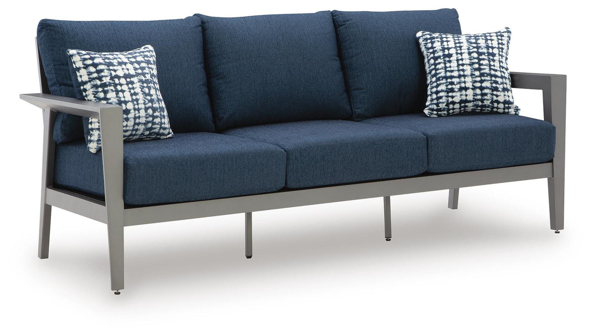 Gali Outdoor Sofa/Chairs/Table Set (Set of 4) (P275-SI) - Image 5