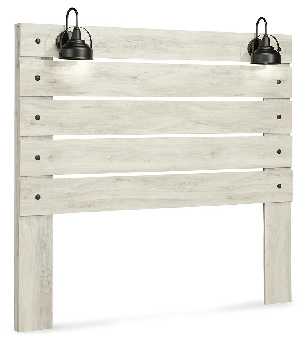Cambeck Panel Headboard - Whitewash  (B192-SI) - Image 16