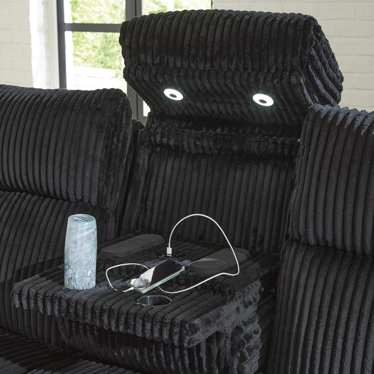 Belvarrow Power Reclining Sofa, Loveseat and Recliner (PC64202-SI) - Image 17