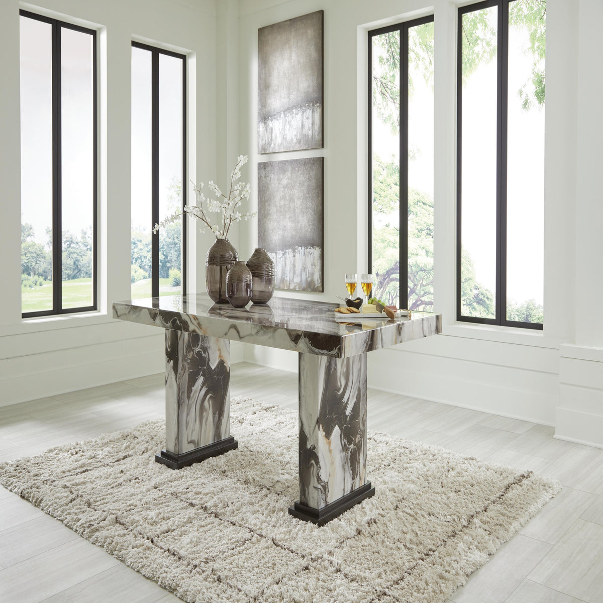Jeshina Dining Table and 4 Chairs (PCD581-SI) - Image 10
