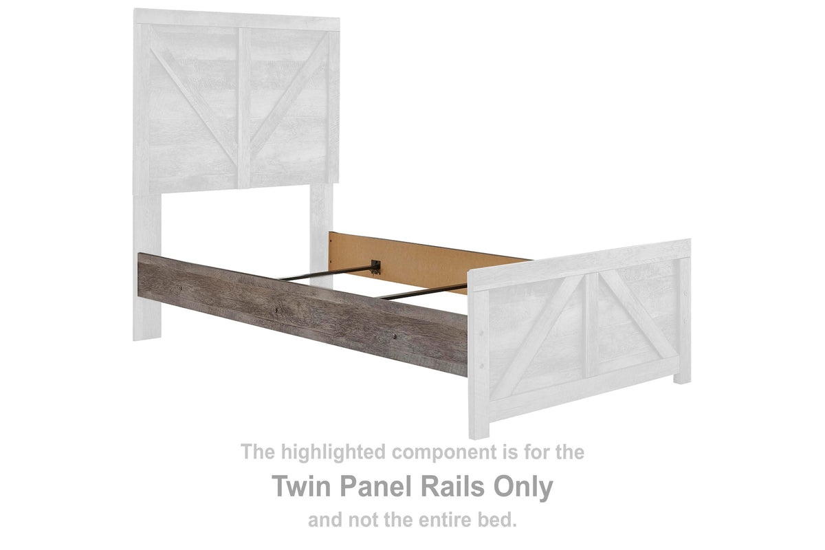 Wynnlow Panel Rails - Gray  (B440-SI)