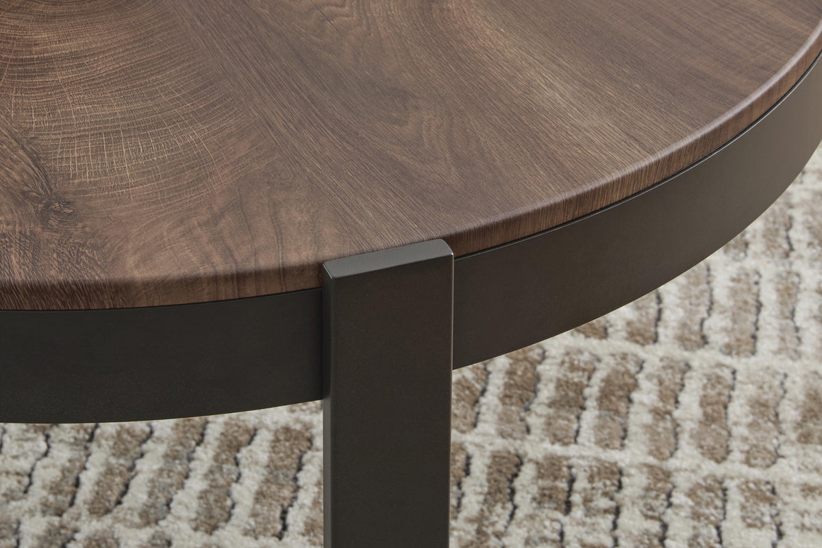 Horizon Hills Table (Set of 3) - Brown/Black  (T186-SI) - Image 5