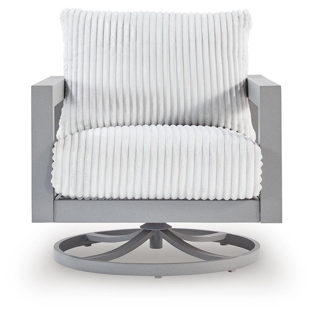 Hurley Park Outdoor Sofa, 2 Lounge Chairs and Coffee Table (PCP695-SI) - Image 5