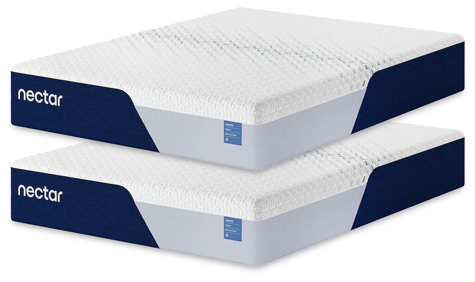 Nectar Classic Memory Foam 2 Twin XL Mattresses (M125-SI)