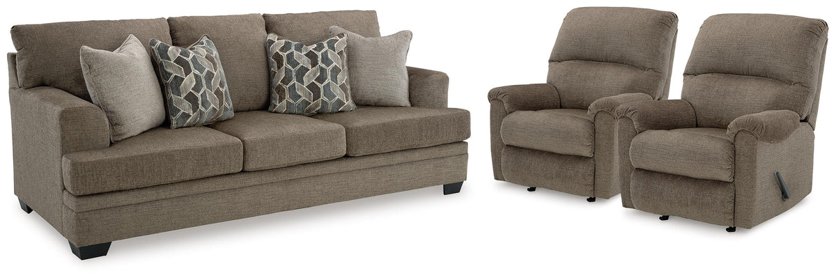 Stonemeade Sofa and 2 Recliners (59505-SI)