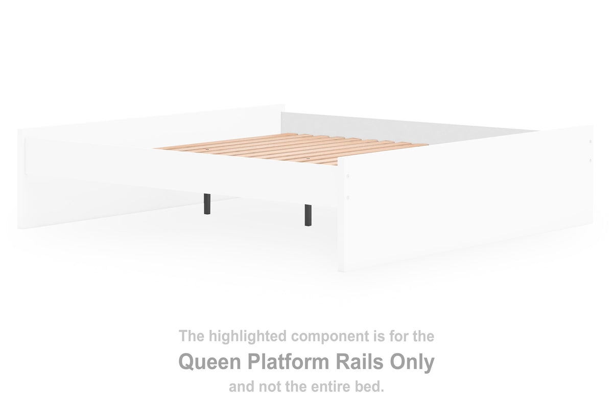 Onita Platform Rails (Youth) - White  (EB9630-SI) - Image 2
