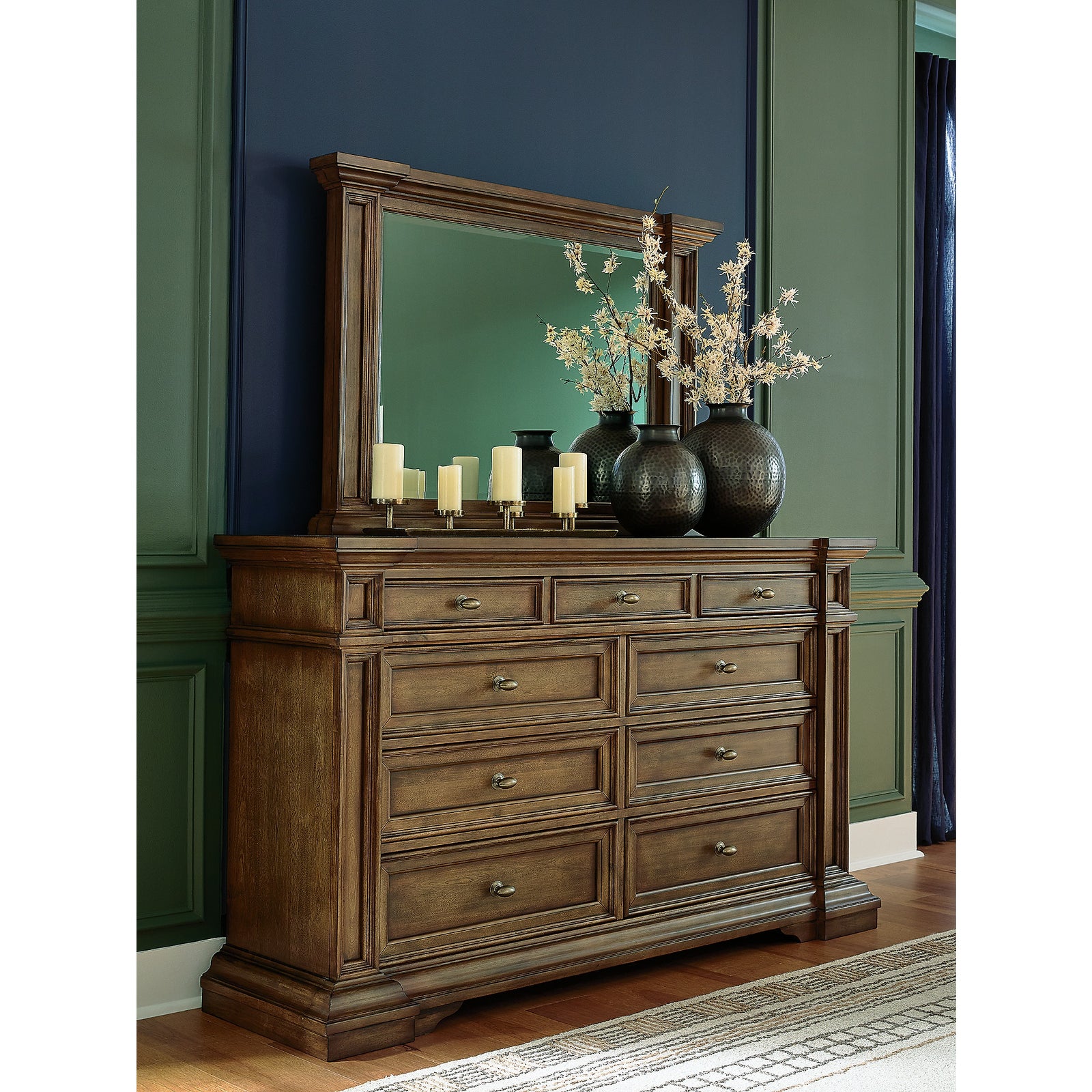 Frantanna Dresser and Mirror (PCB949-SI) - Image 2