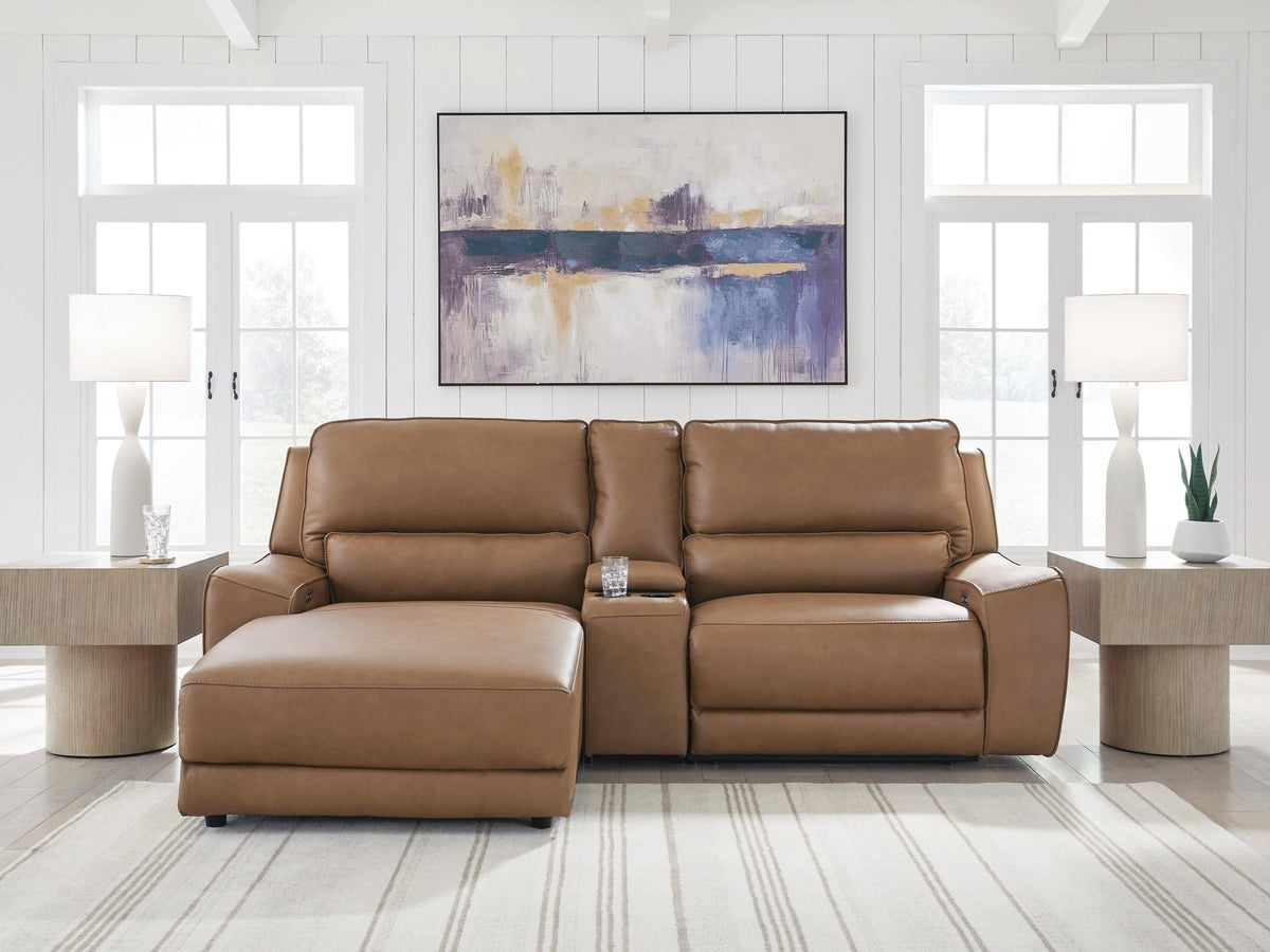 DeepWakes 3-Piece Power Reclining Sectional with Chaise (PCU62606-SI) - Image 2