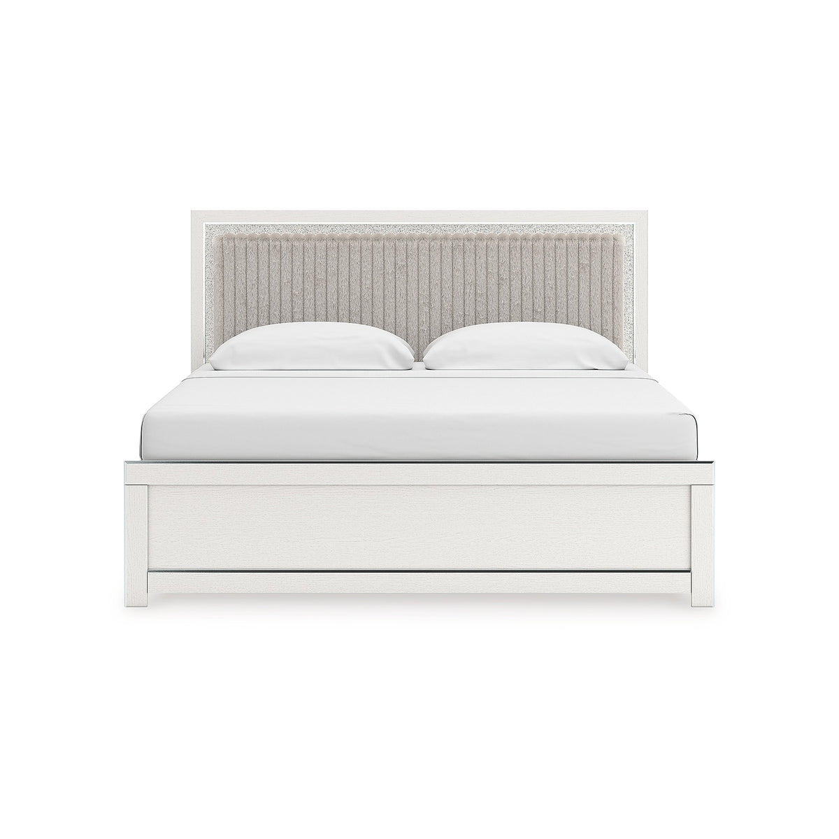Zuraleus King Upholstered Panel Bed (PCB3381-SI) - Image 4