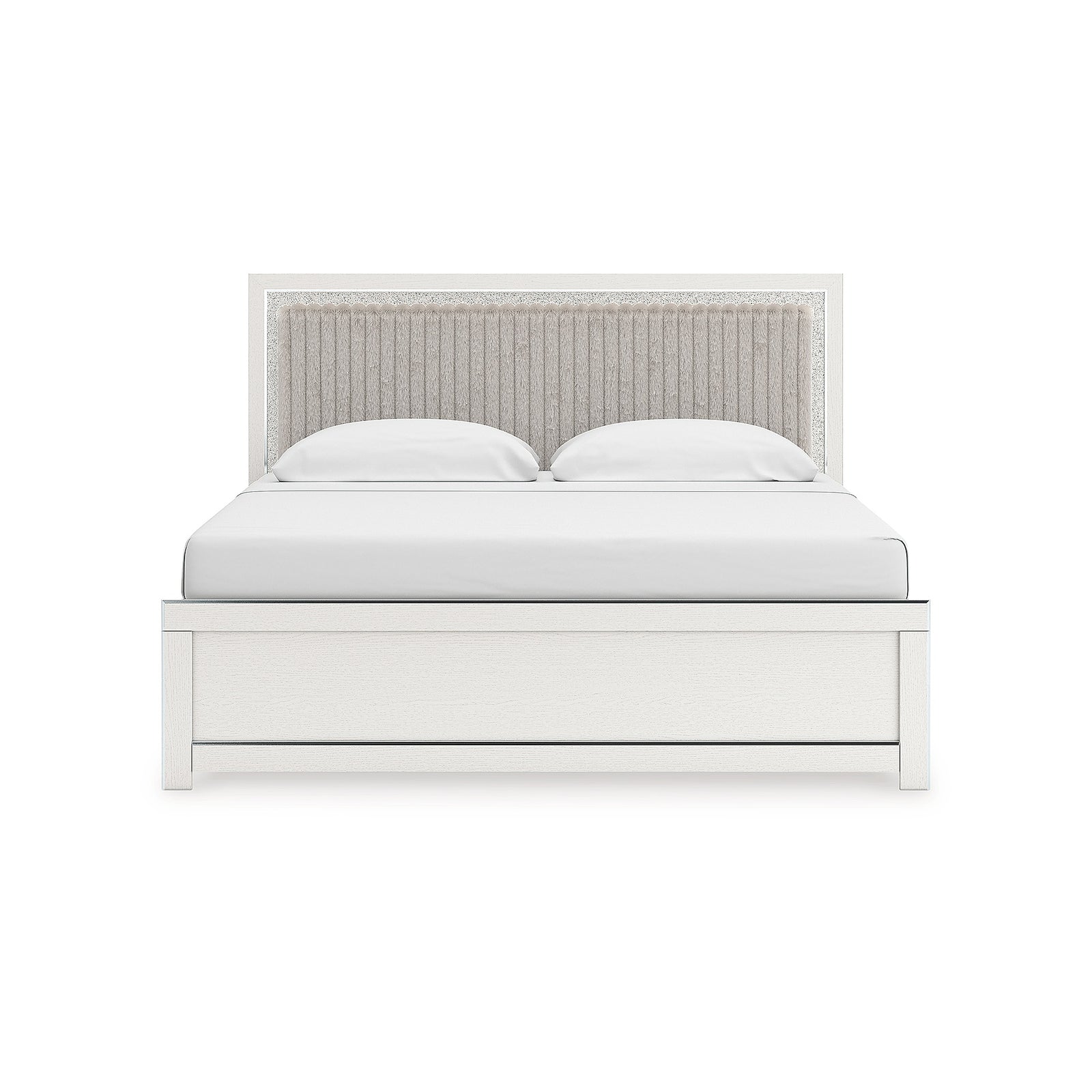 Zuraleus King Upholstered Panel Bed (PCB3381-SI) - Image 4