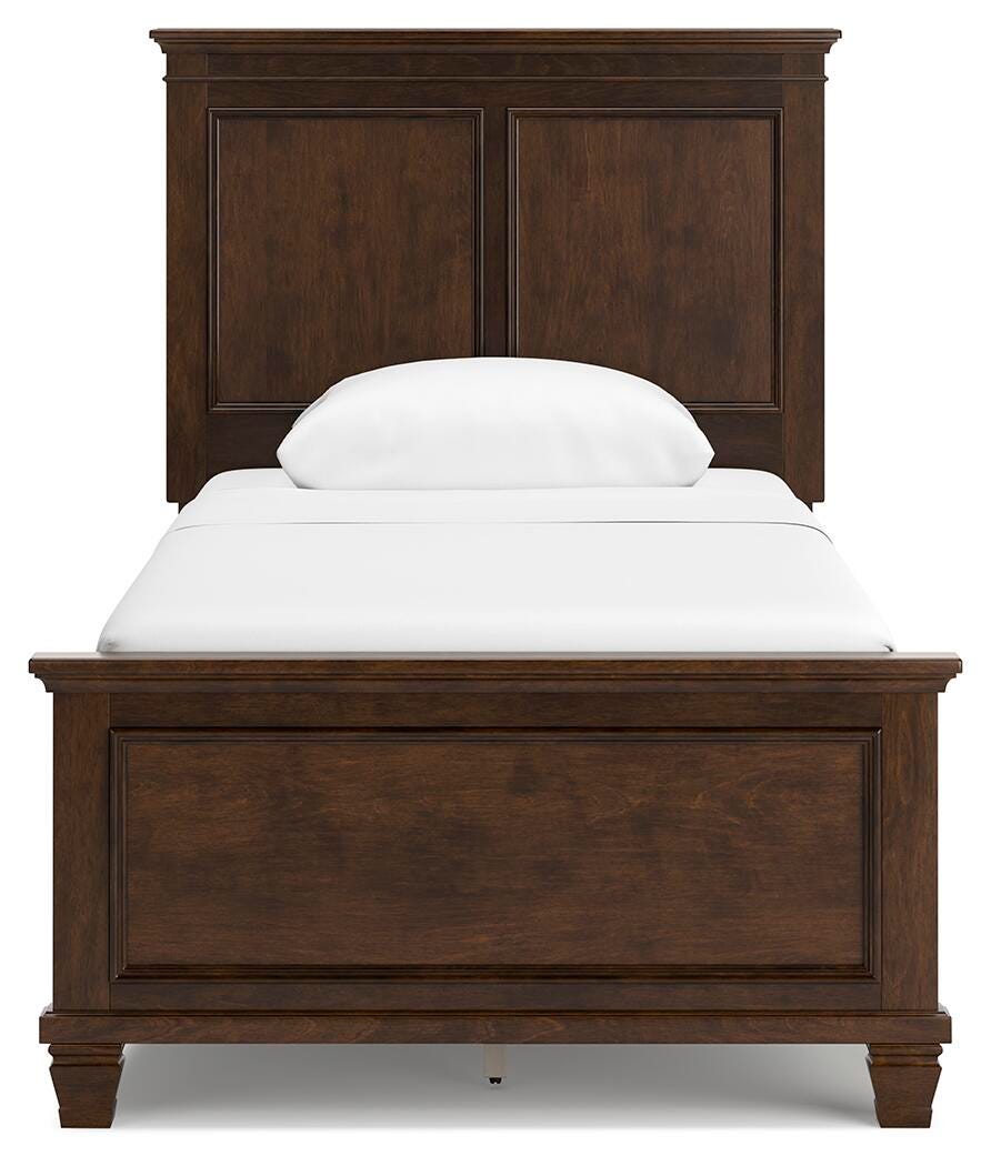Danabrin Panel Bed, Dresser and Mirror - Brown  (B685-SI) - Image 7