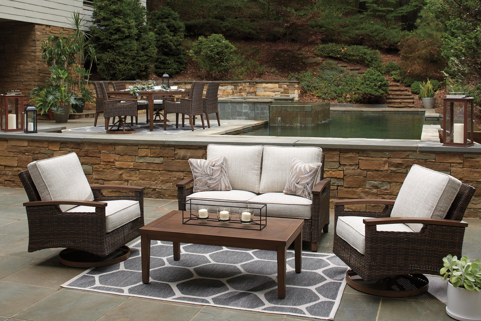 Paradise Trail Sofa with Cushion (P750-SI) - Image 34