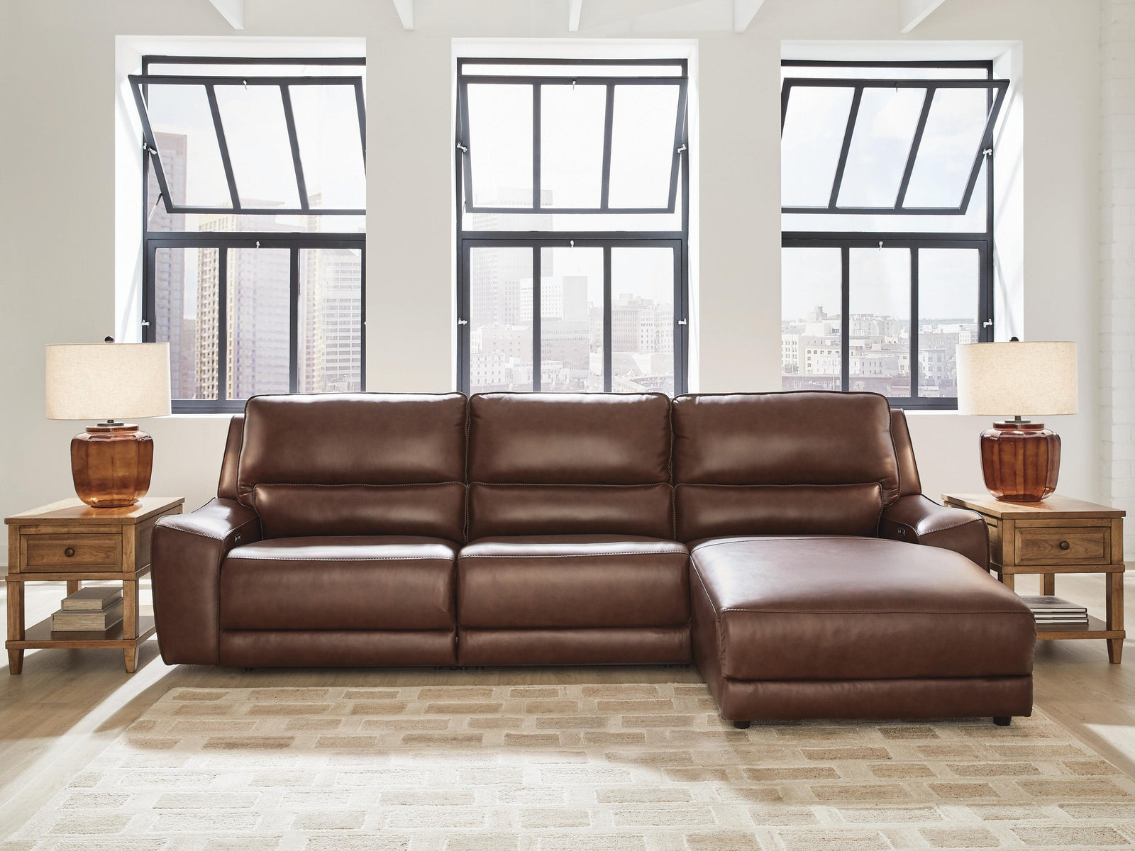 DeepWakes 3-Piece Reclining Sofa Chaise (PCU62607-SI) - Image 2