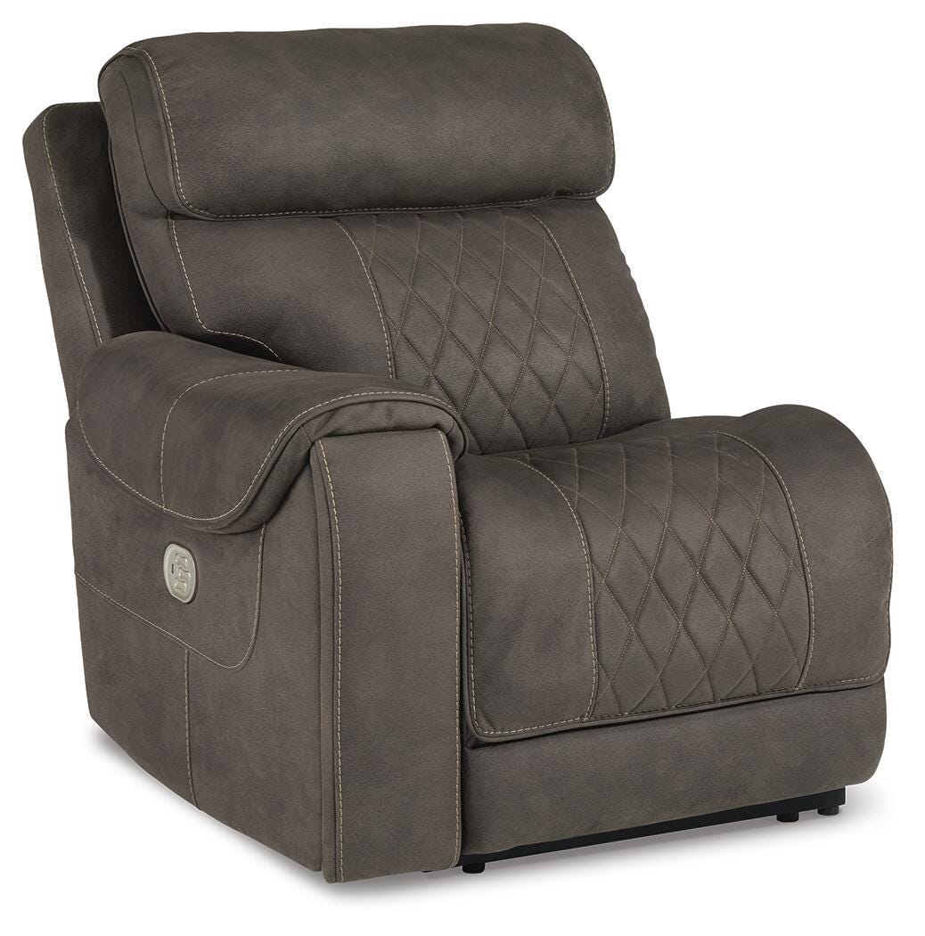 Hoopster Left-Arm Facing Power Recliner (23703-SI) - Image 2