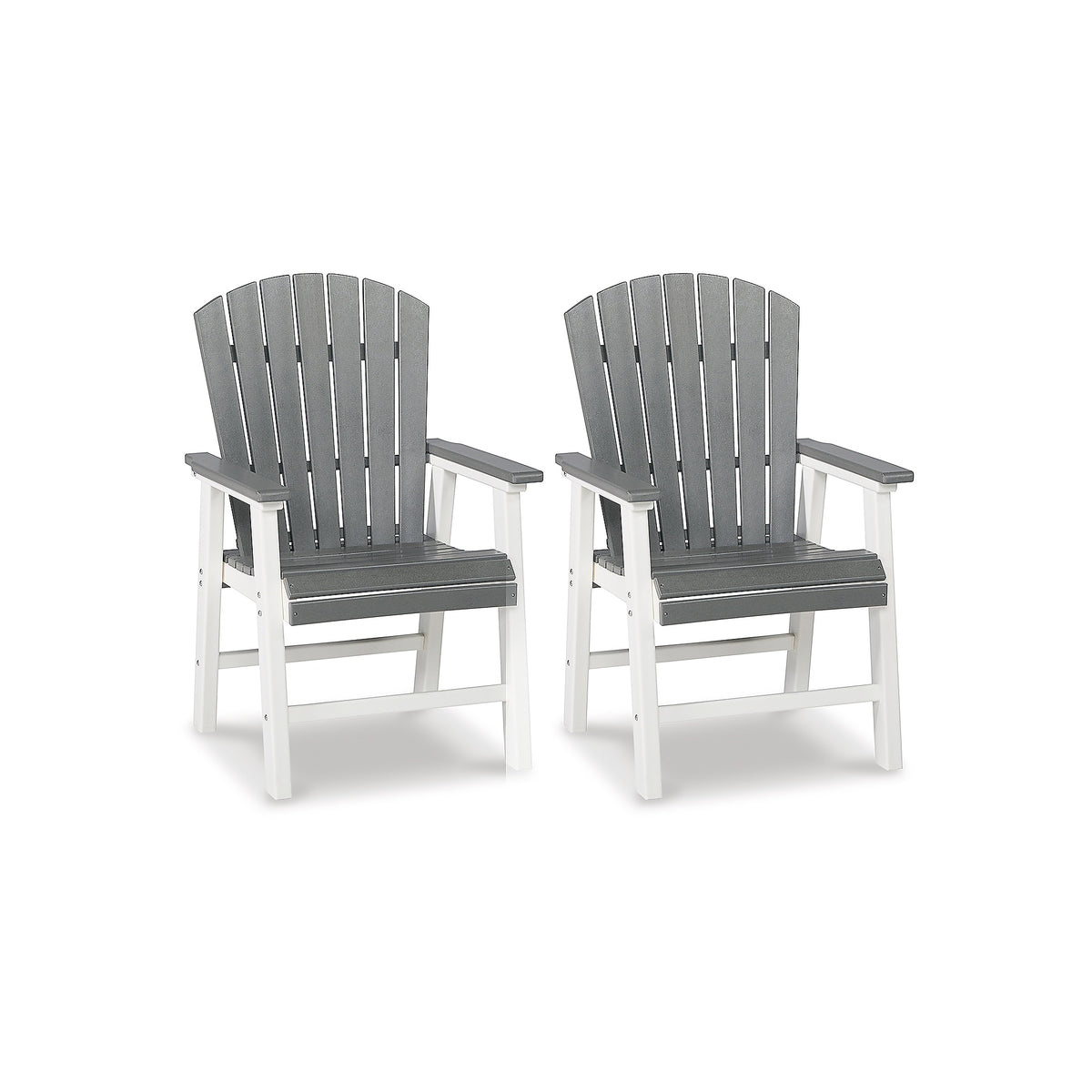 Transville Outdoor Dining Arm Chair (Set of 2) (P210-601A-SI)