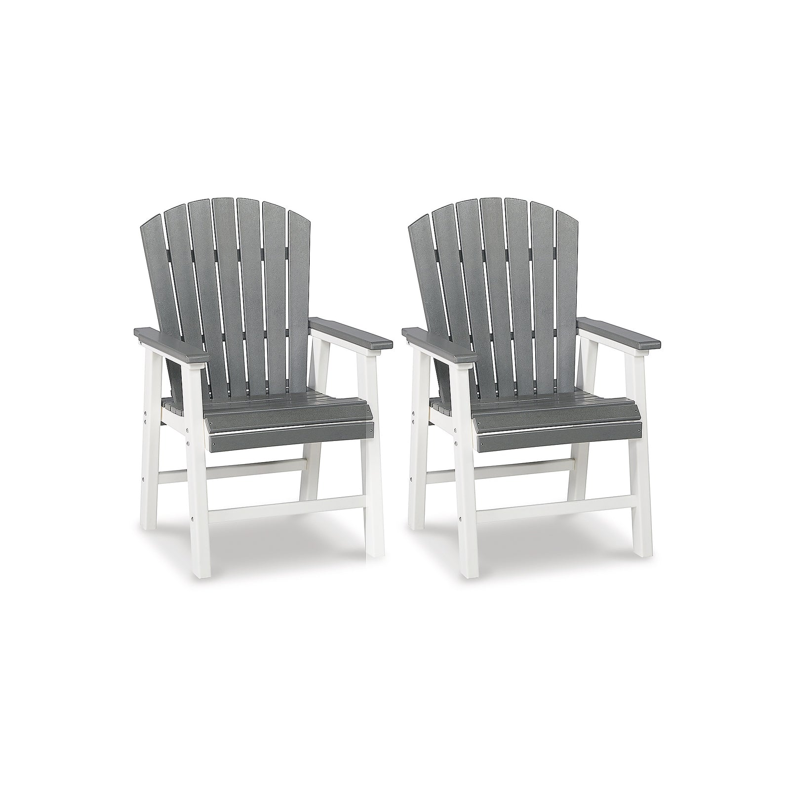 Transville Outdoor Dining Arm Chair (Set of 2) (P210-601A-SI)